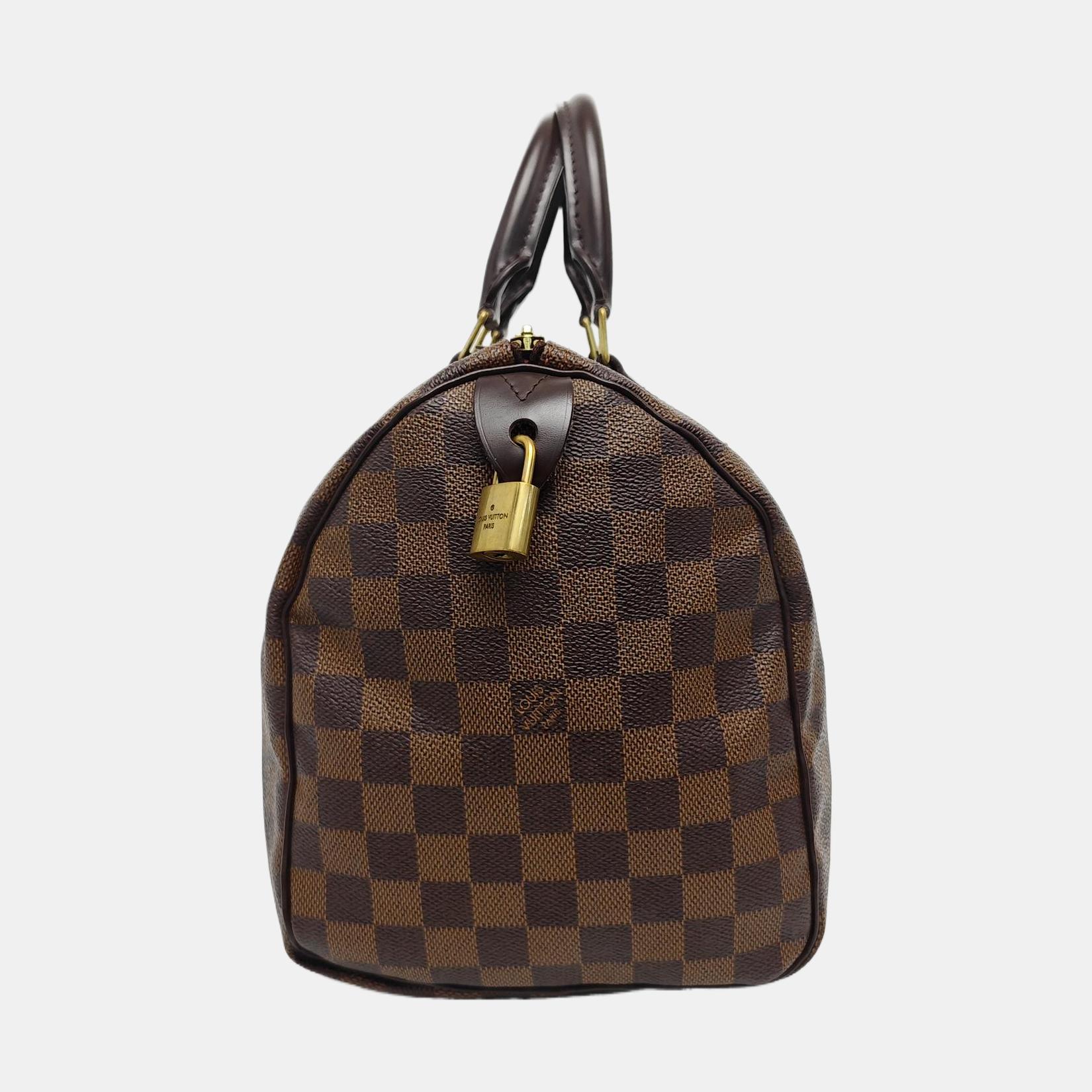 SPEEDY 30 Damier Ebene Coated Canvas Brown