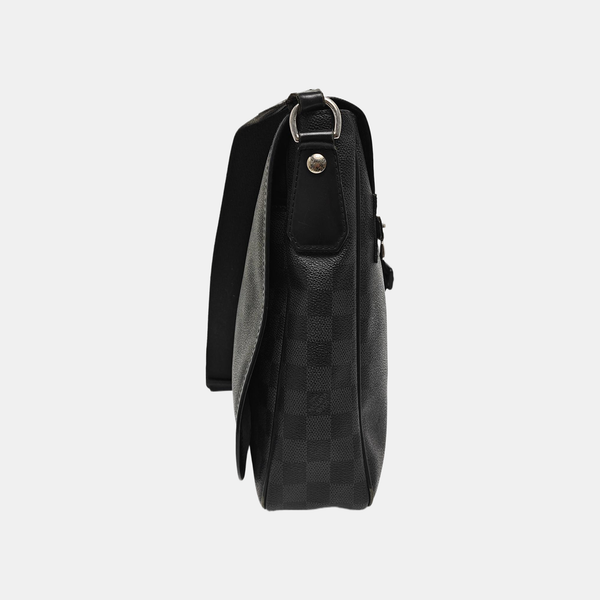 DANIEL MM Damier Graphite Coated Canvas Gray