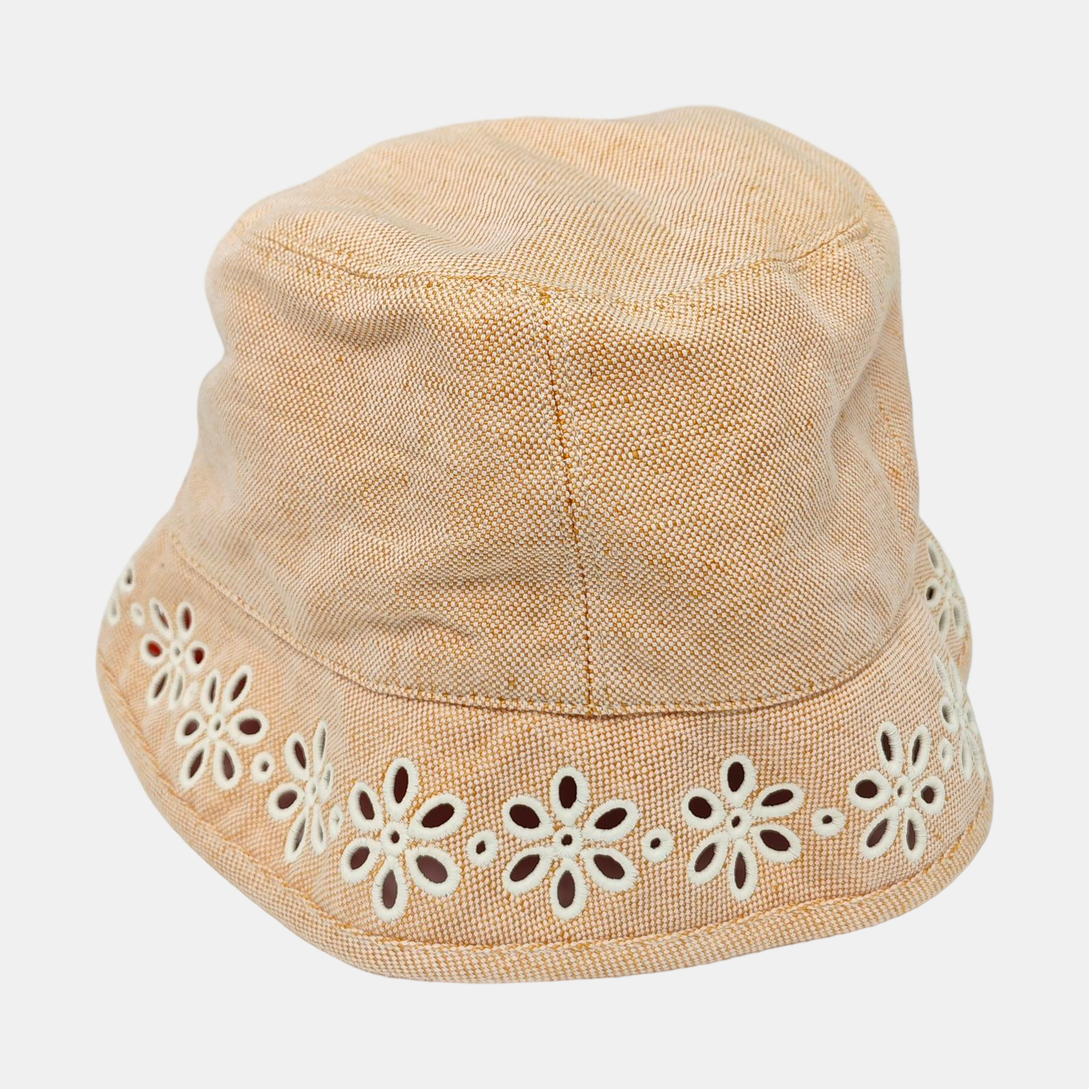 Linen Hat Red