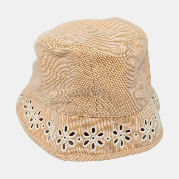 Linen Hat Red