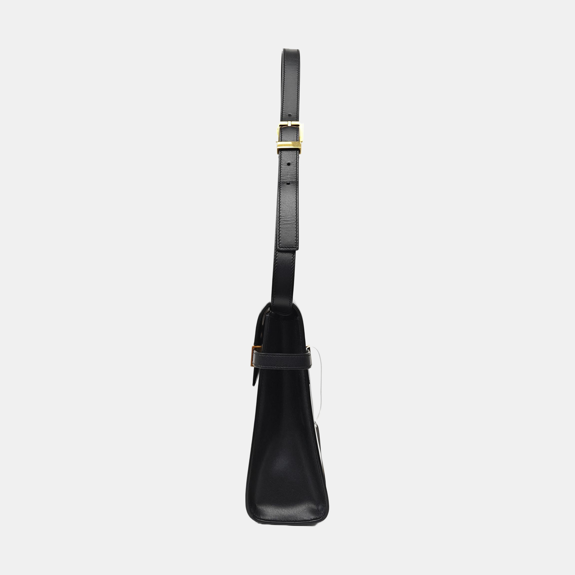 MANHATTAN Medium Calfskin Black