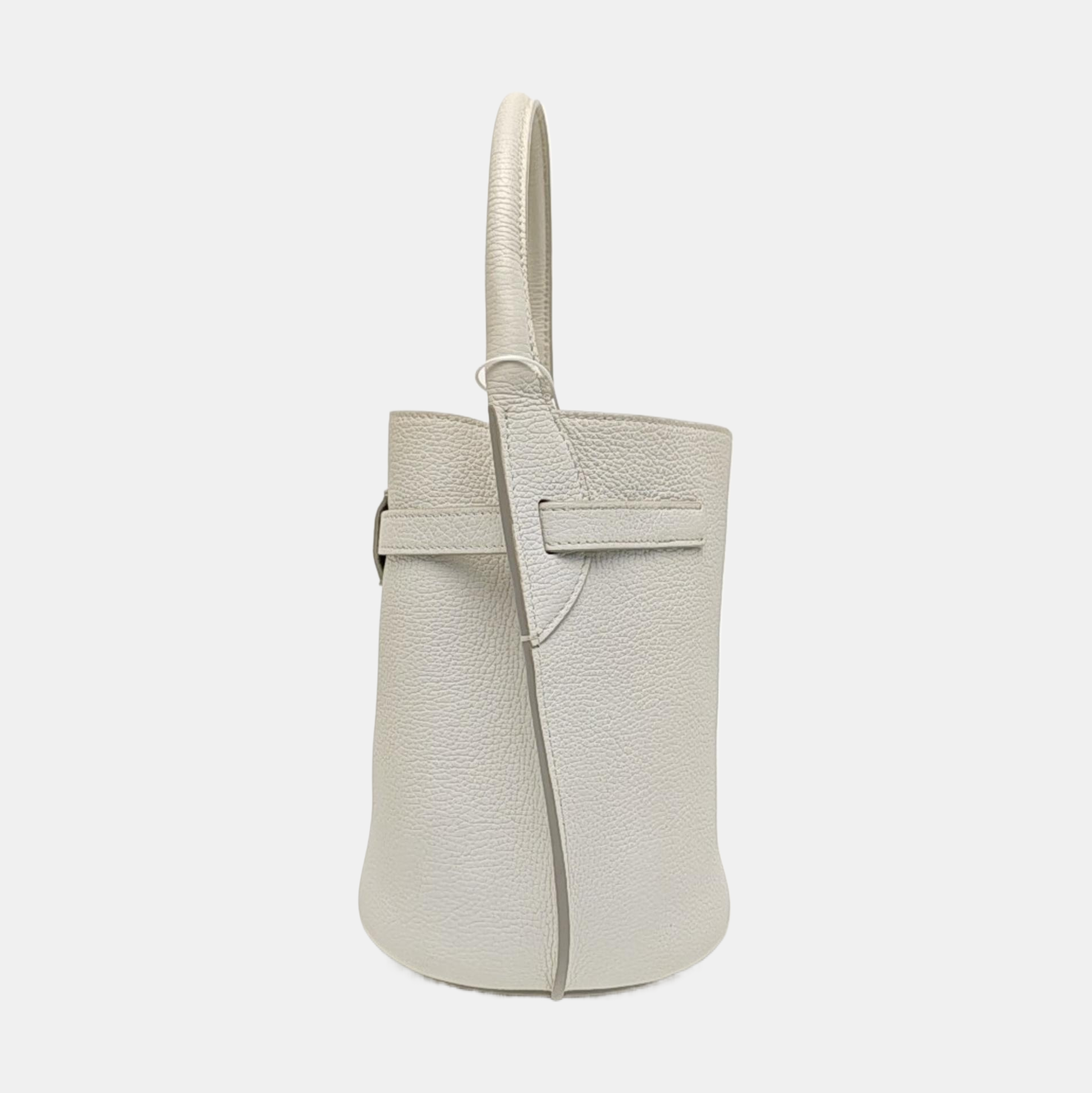 BIG BAG Nano Calfskin White
