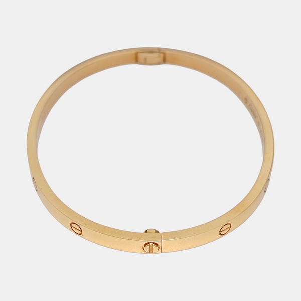 LOVE 18k Rose Gold Bangle