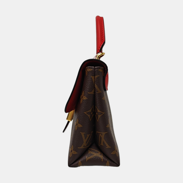 LOCKY BB Monogram lona revestida roja