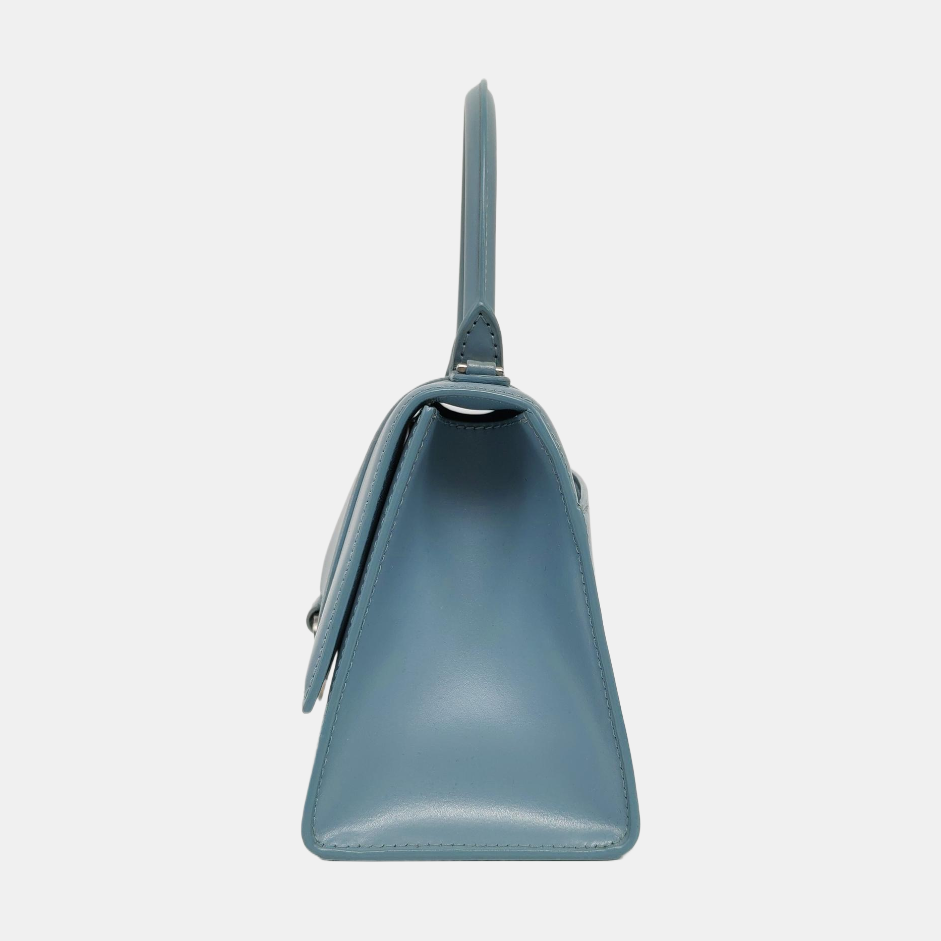 Hourglass S Calfskin Blue