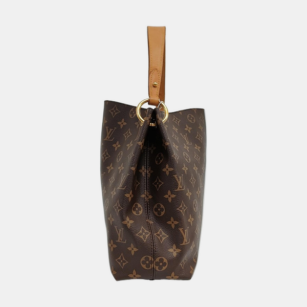 GRACEFUL PM Monogram Coated Canvas Brown