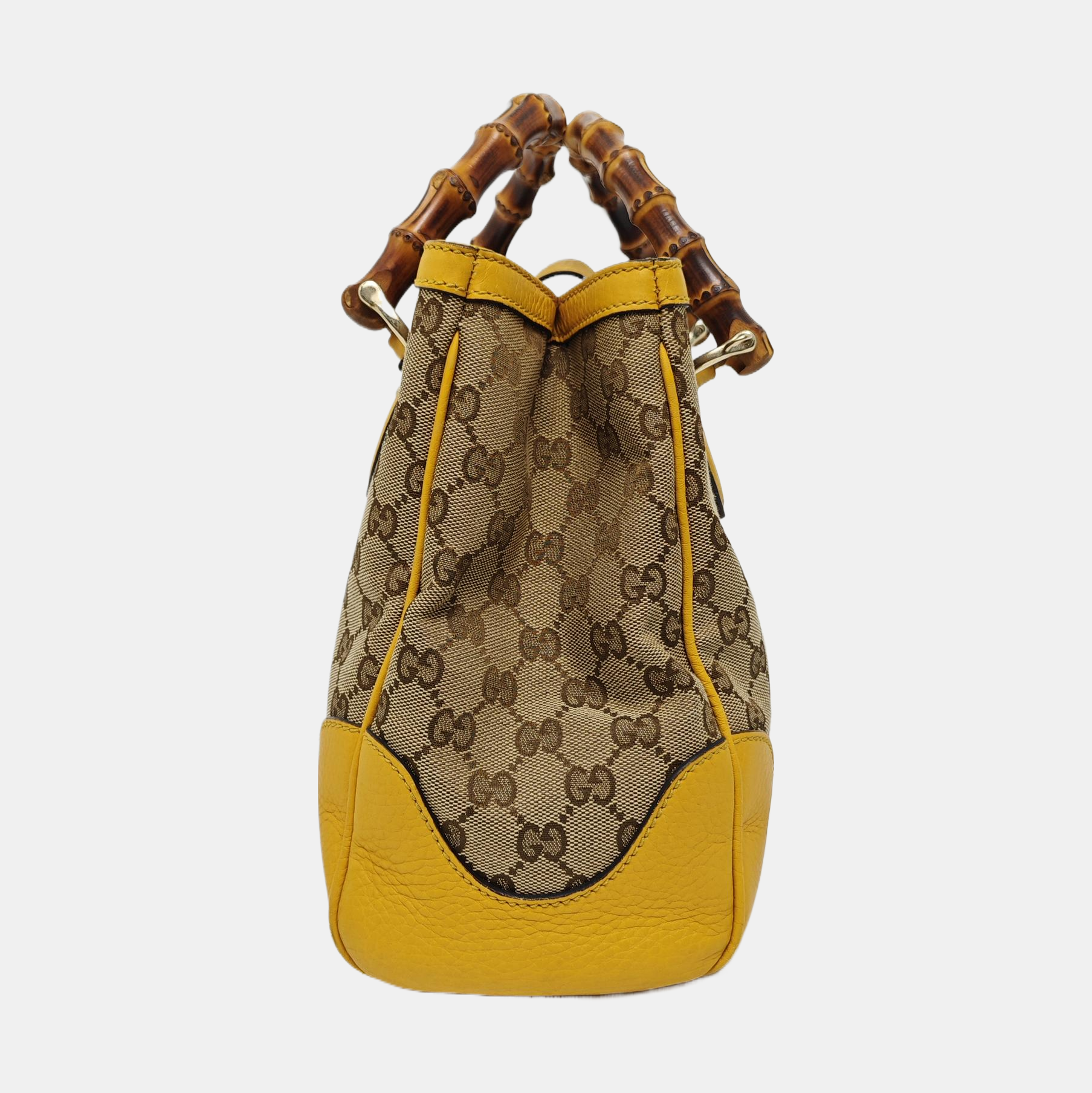 Monogram Canvas Tote Bag Beige
