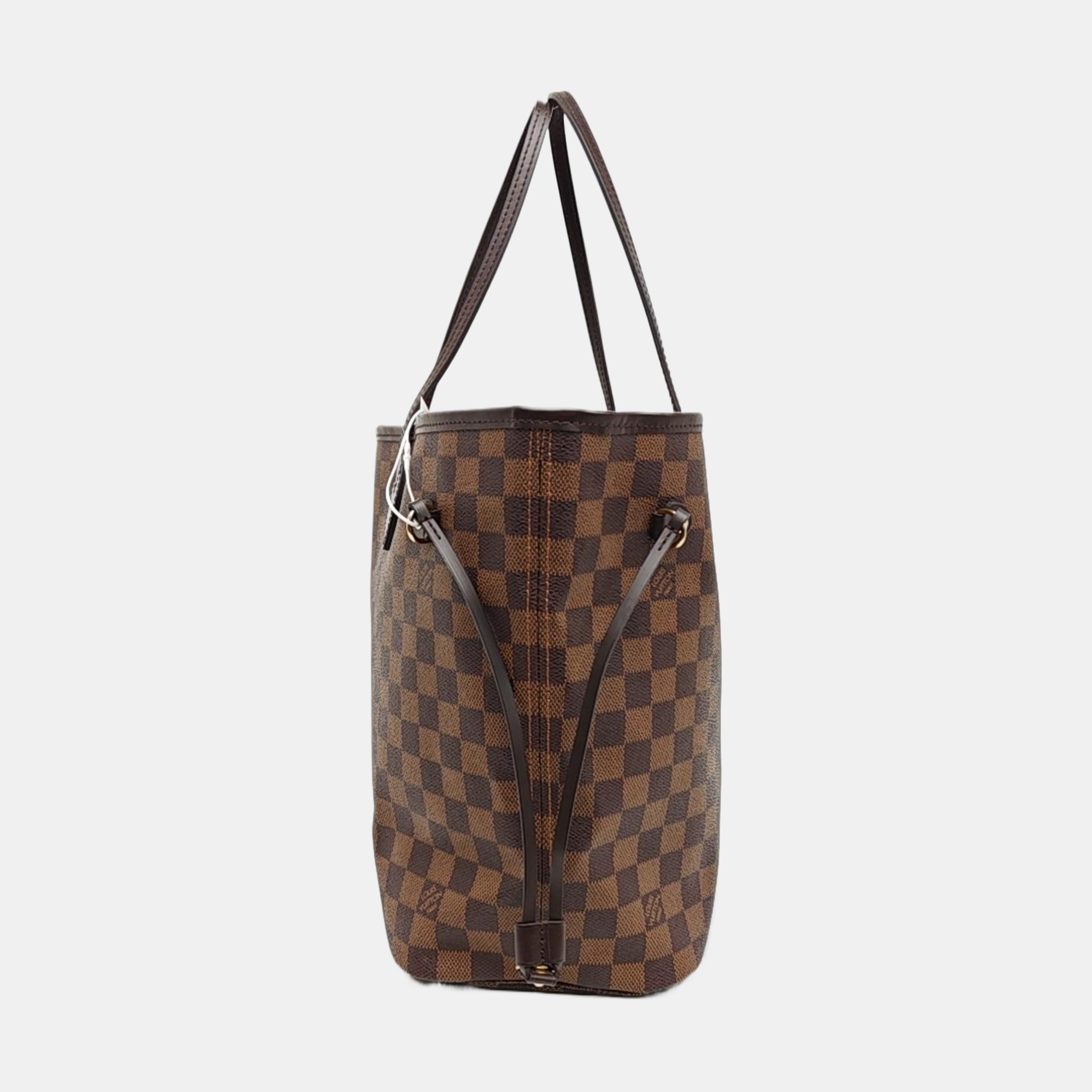 NEVERFULL MM Damier Ebene Coated Canvas Brown