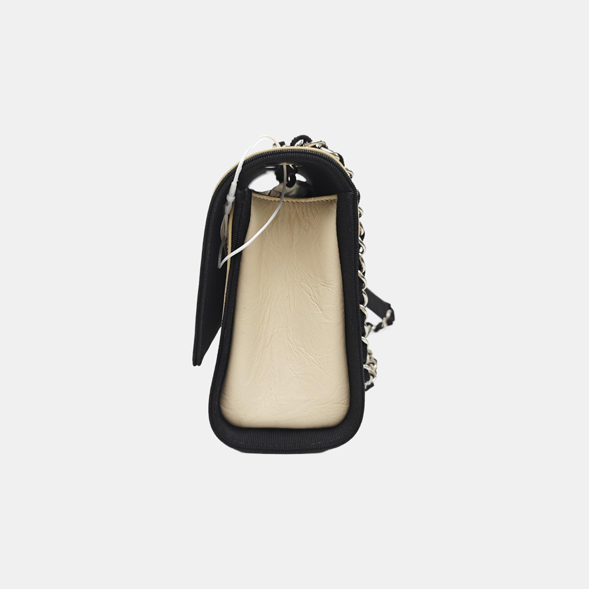 Quilted Calfskin Shoulder Bag Beige