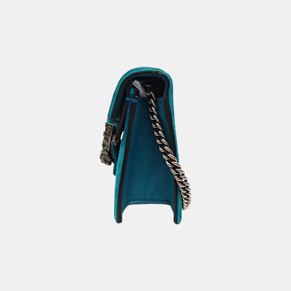 Dionysus Super Mini Velvet Green