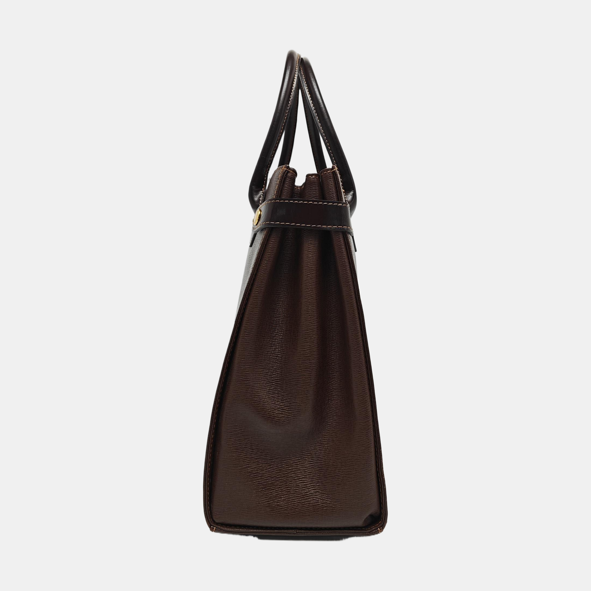 Calfskin Tote Bag Brown