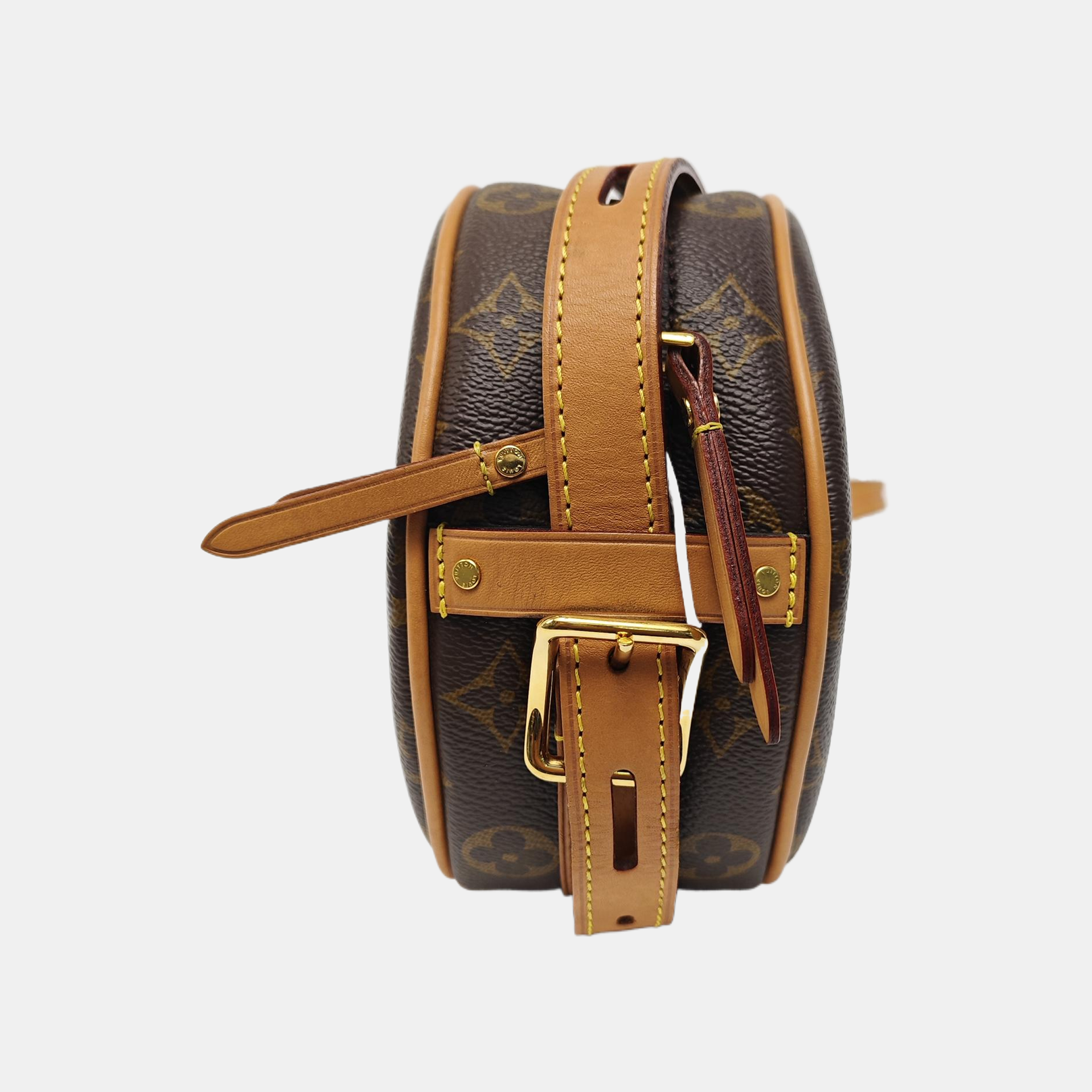BOITE CHAPEAU PM Monogram Coated Canvas Brown
