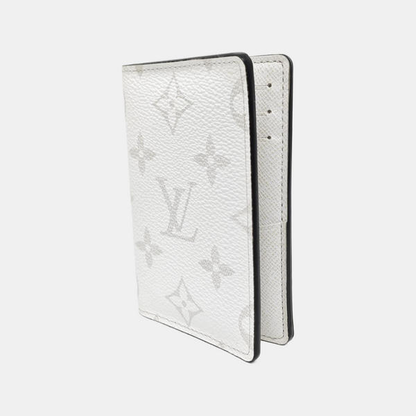 Monogram Coated Canvas Card Holder White