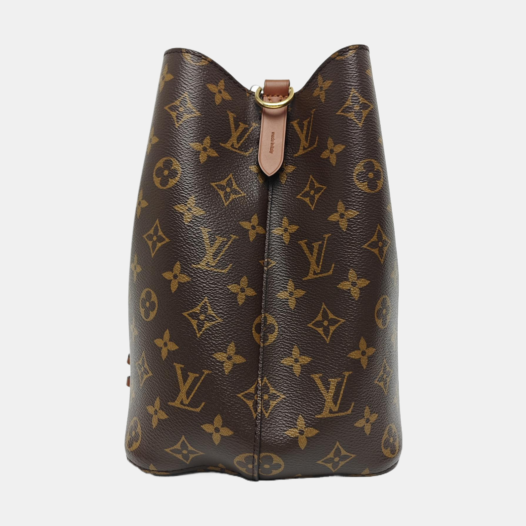 NÉONOÉ MM Monogram Coated Canvas Brown