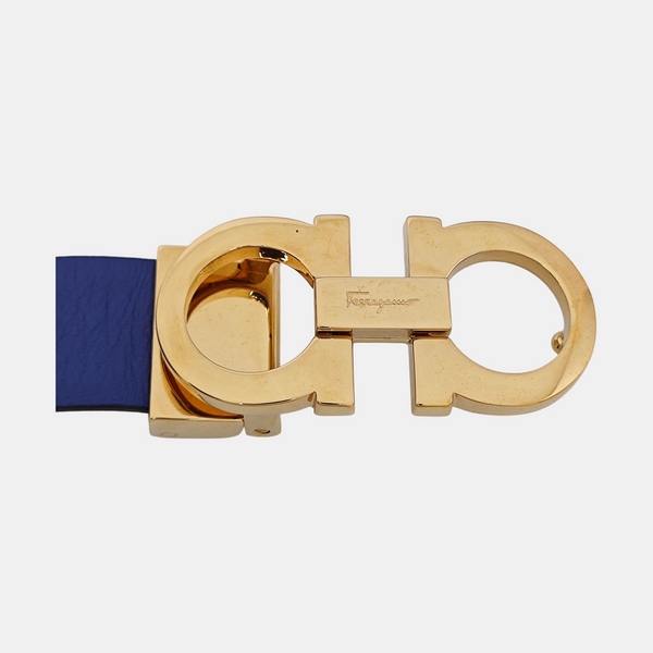Leather Belt Blue