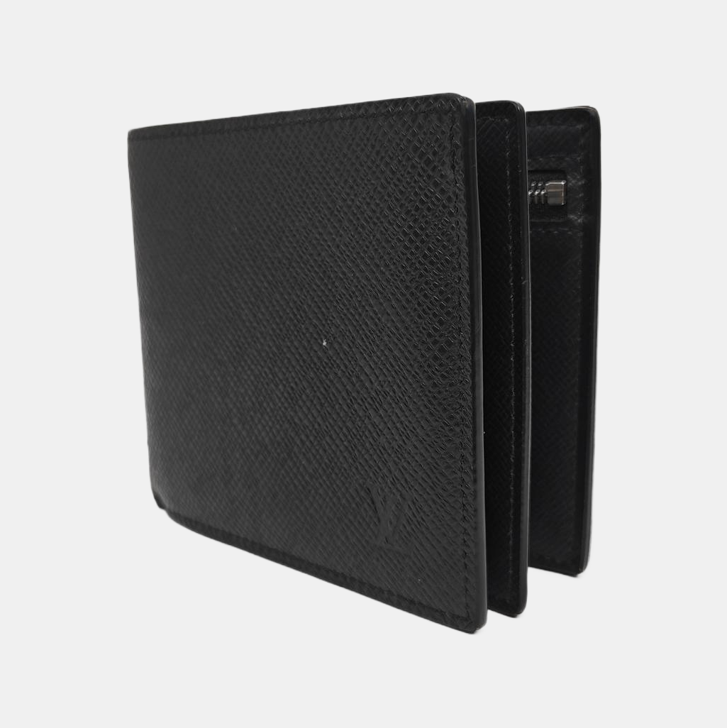 AMERIGO Calfskin Black Wallet