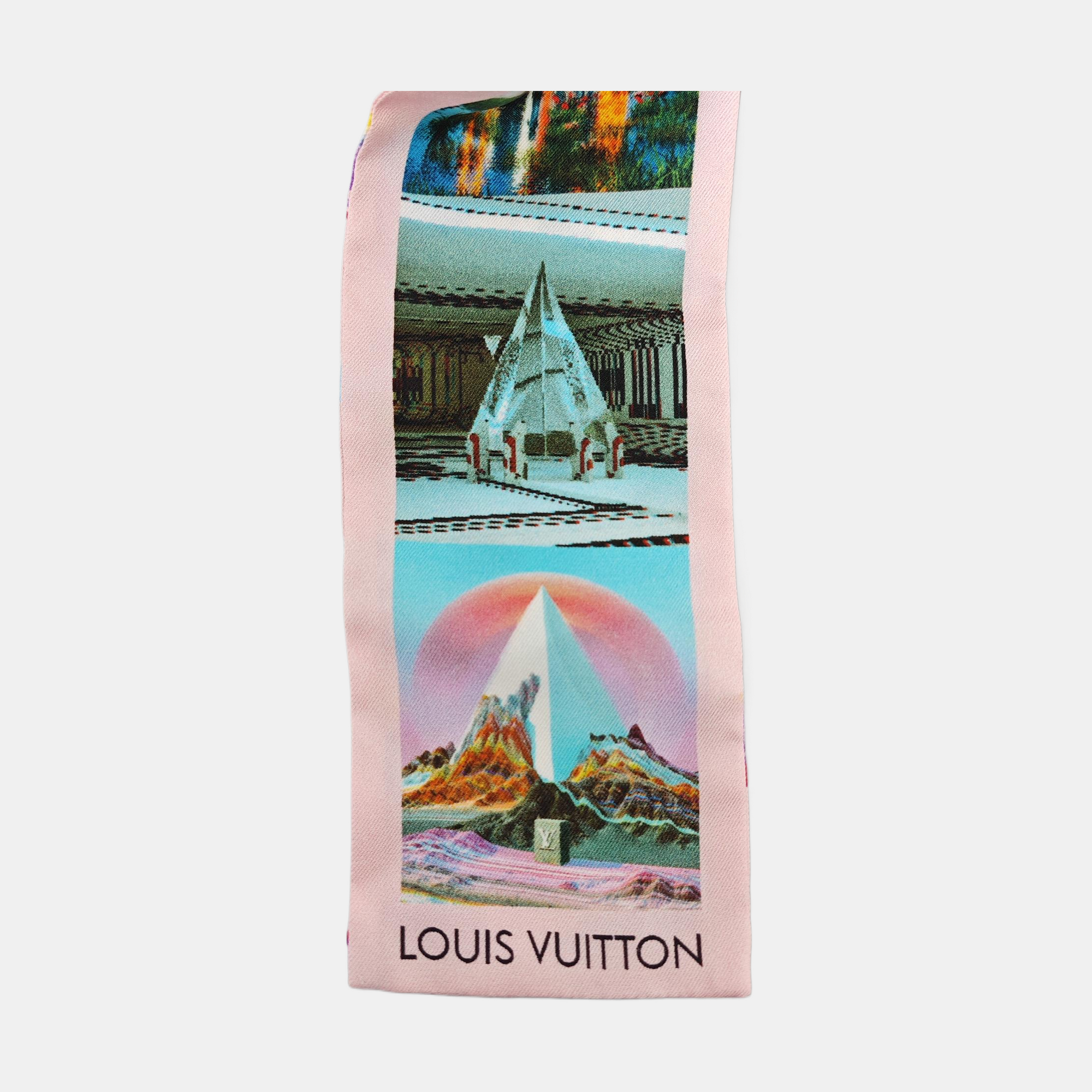Mulberry Silk Silk Scarf Multicolor