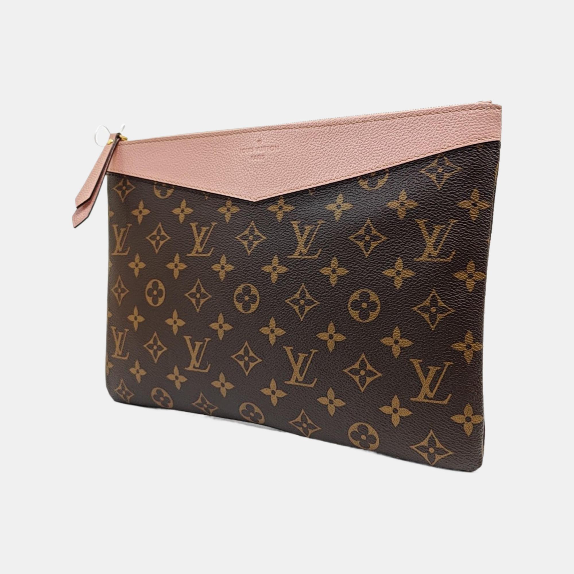 DAILY Monogram Coated Canvas Brown