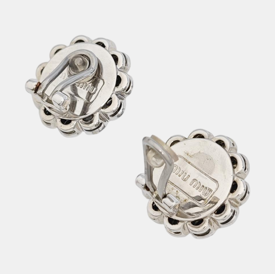 Metal Multicolor Stud Earrings
