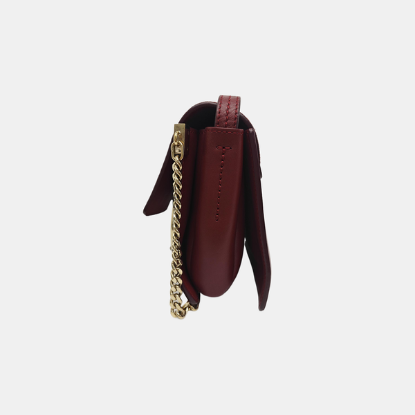 Faye Small Calfskin Red