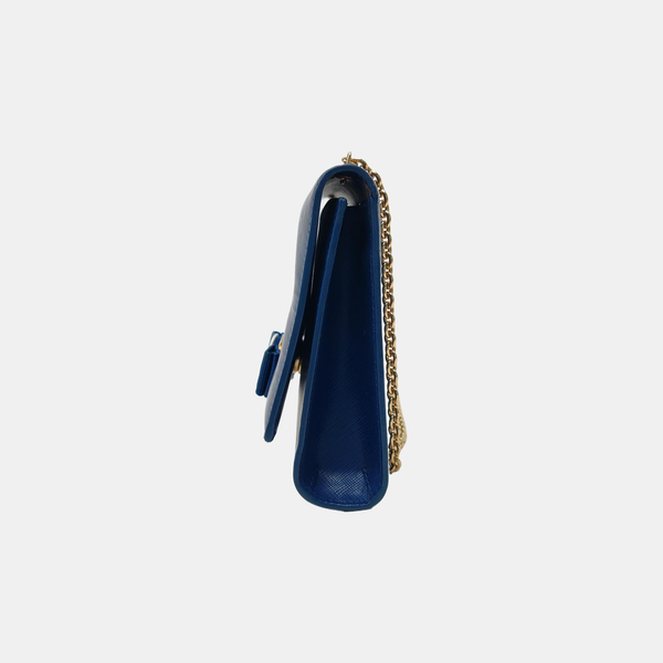 Ginny Calfskin Blue