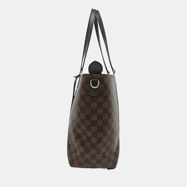 JERSEY Damier Ebene Coated Canvas Brown