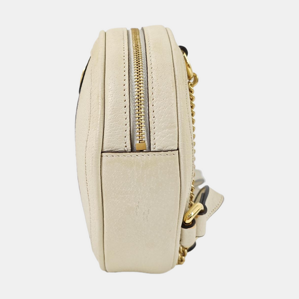 Ophidia Mini Calfskin White