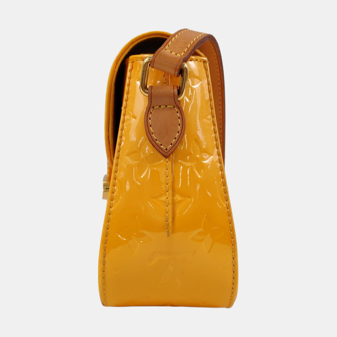 BELLFLOWER Monogram Calfskin Yellow