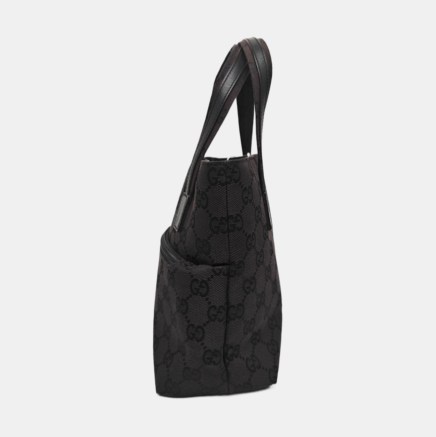 Monogram Canvas Top Handle Bag Black