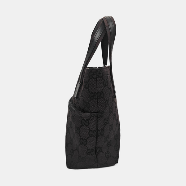 Monogram Canvas Top Handle Bag Black
