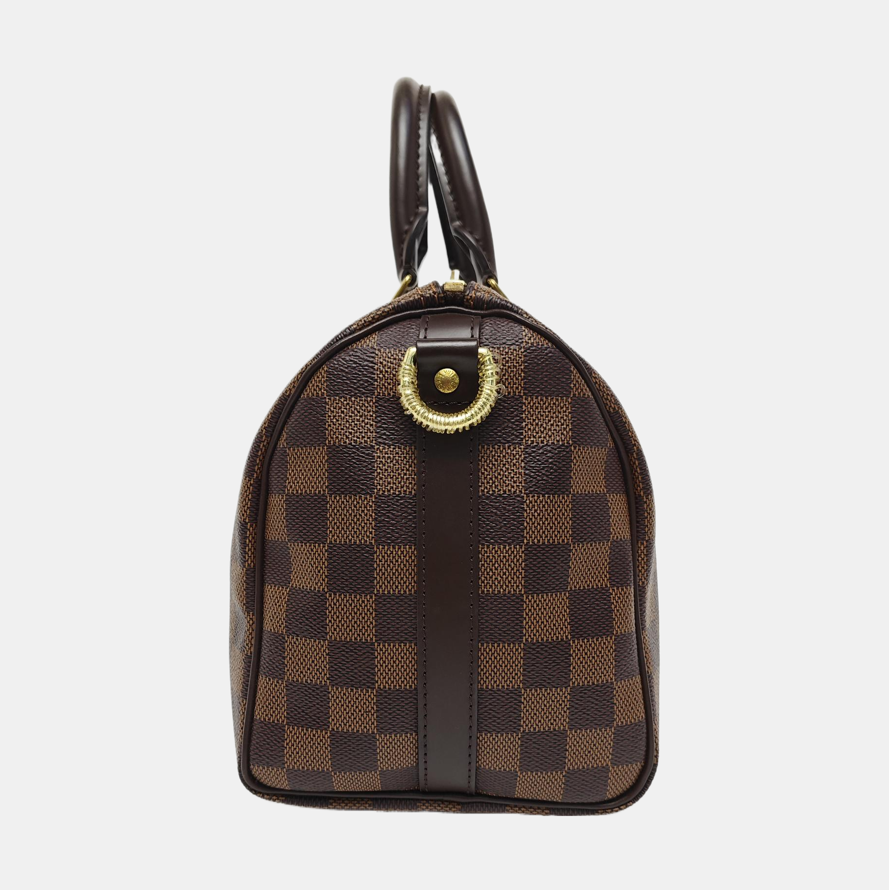SPEEDY 25 Damier Ebene Coated Canvas Brown