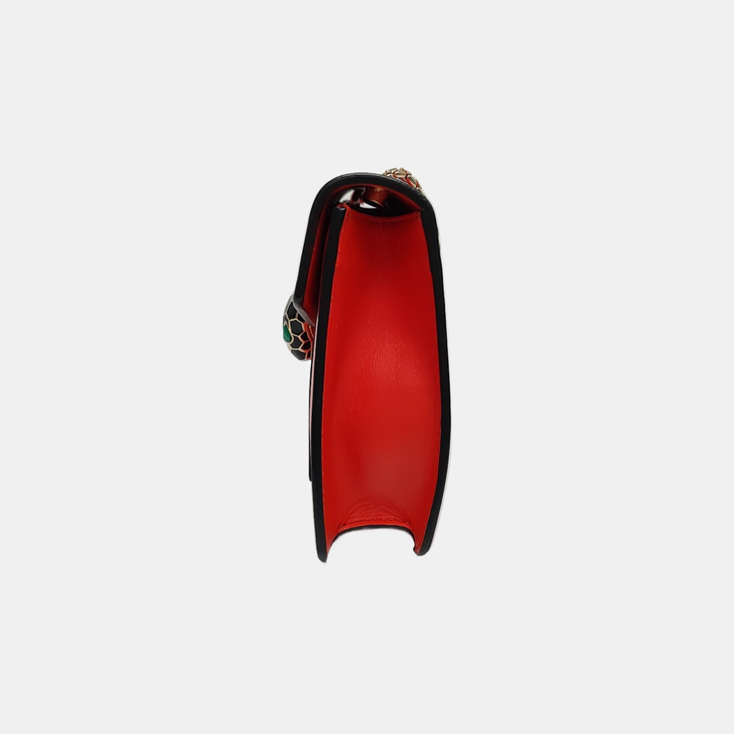 SERPENTI FOREVER Small Calfskin Red