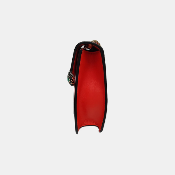 SERPENTI FOREVER Small Calfskin Red