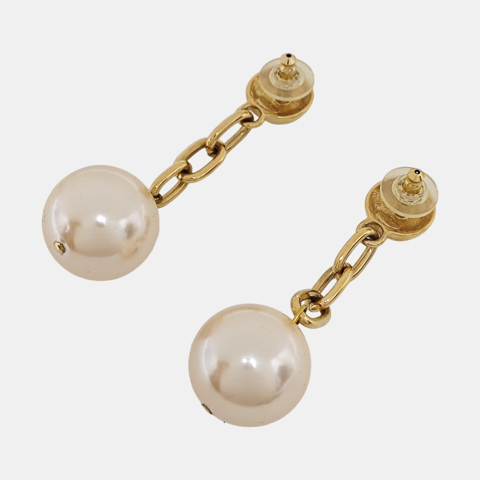 Metal Gold Stud Earrings