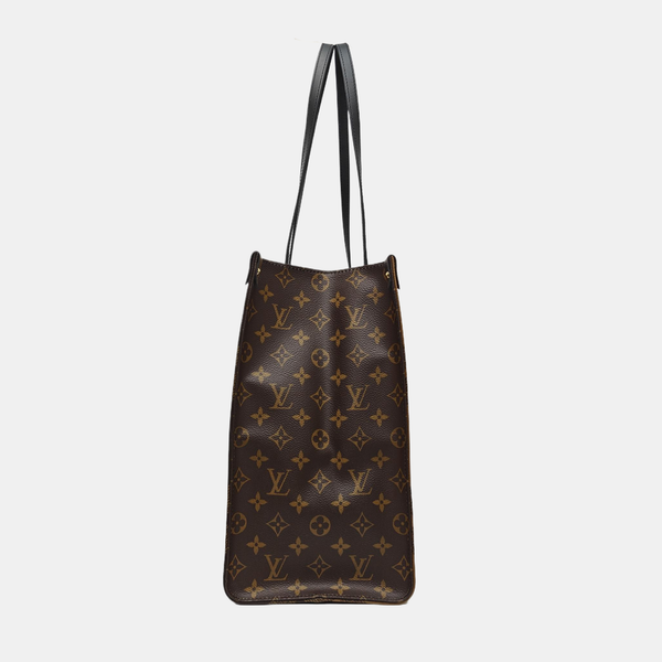 ONTHEGO GM Monogram Coated Canvas Brown