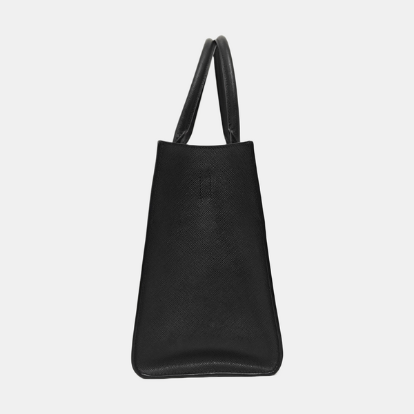 Bibliothèque Saffiano Calfskin Black