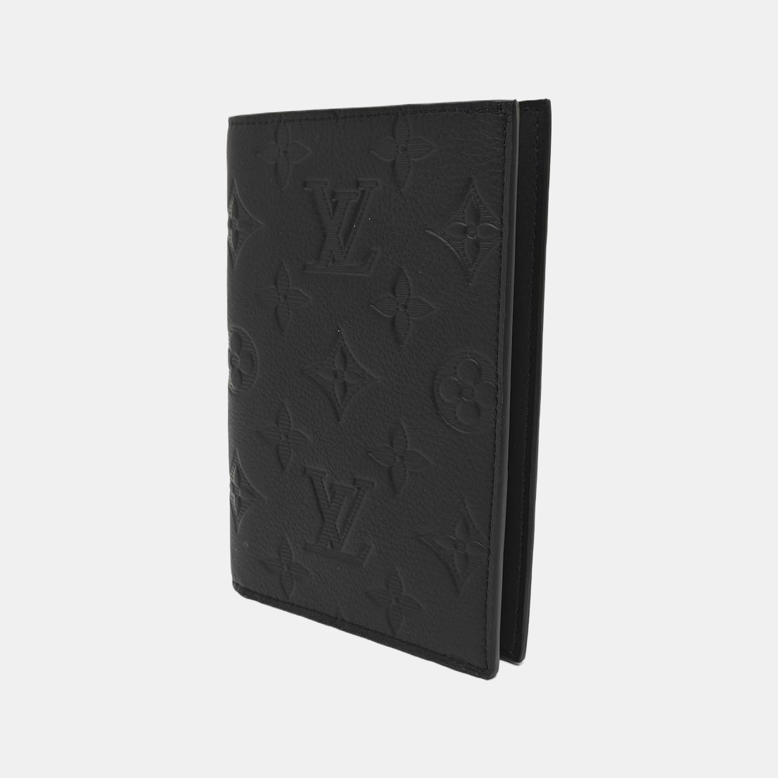 SLENDER Monogram Calfskin Black Wallet