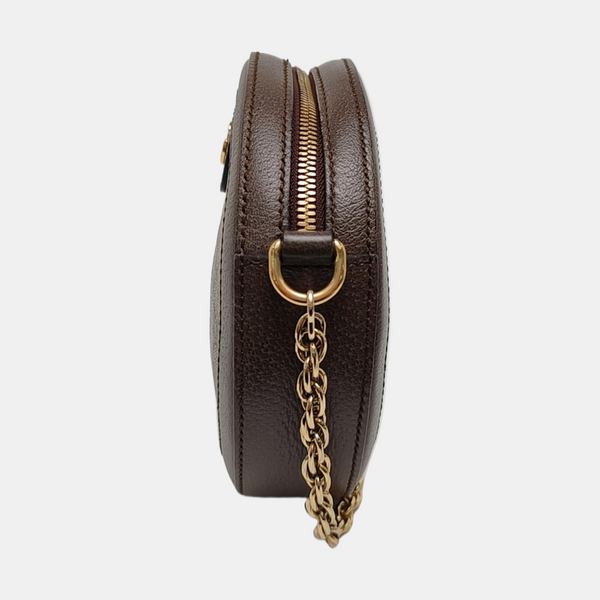 Ophidia Mini Monogram Lona Revestida Beige