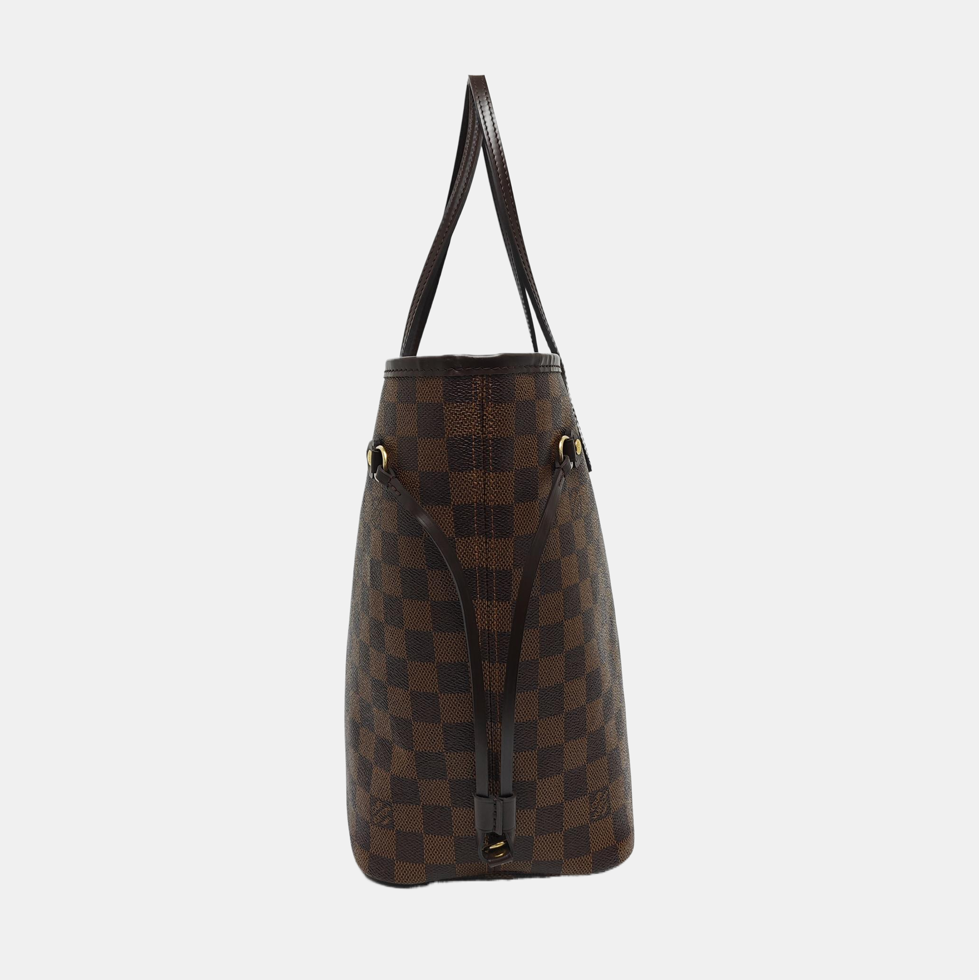 NEVERFULL MM Coated Canvas Brown