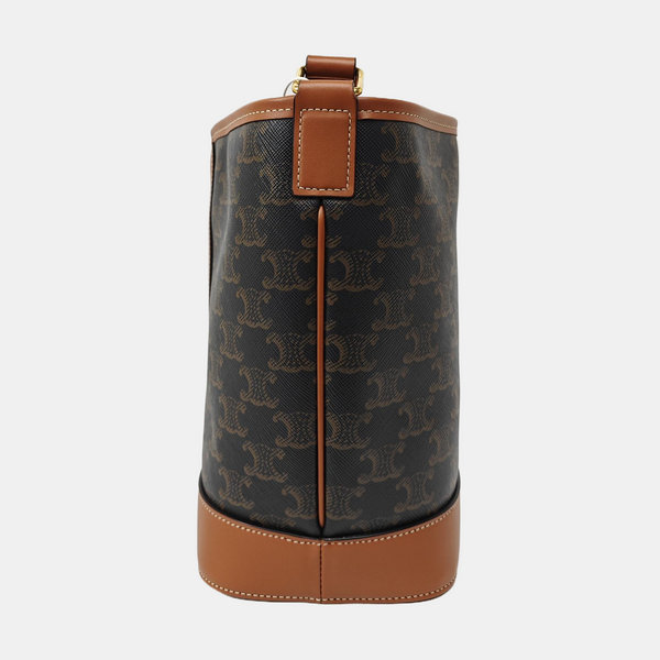 TRIOMPHE CANVAS Small Coated Canvas Brown
