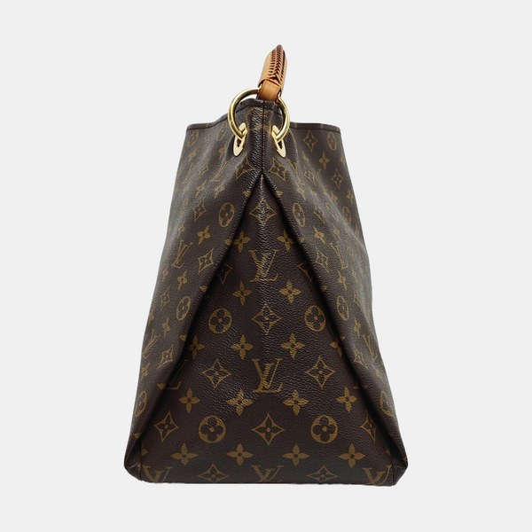 ARTSY MM Monogram Coated Canvas Brown