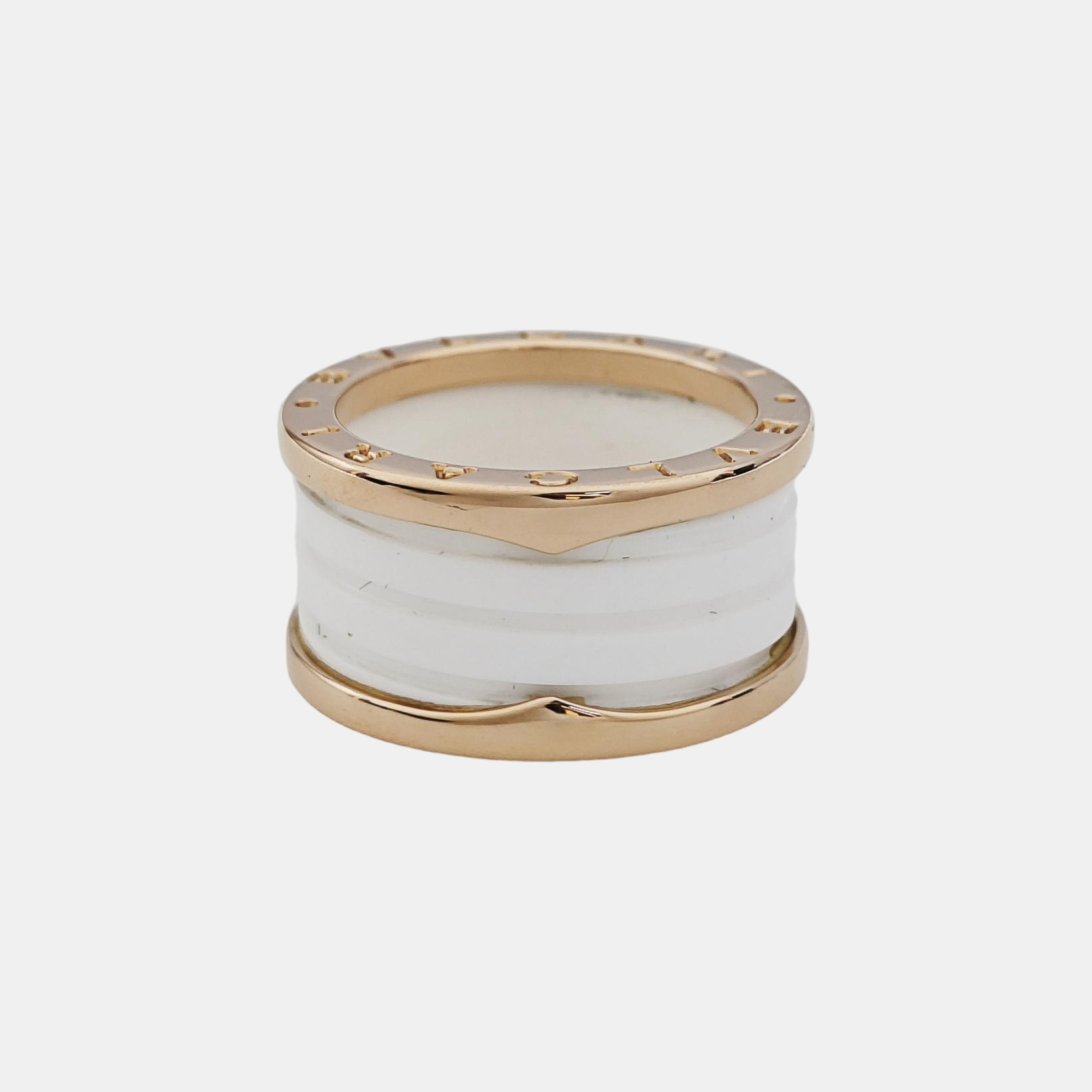 B.ZERO1 18k Rose Gold Ring EU 56