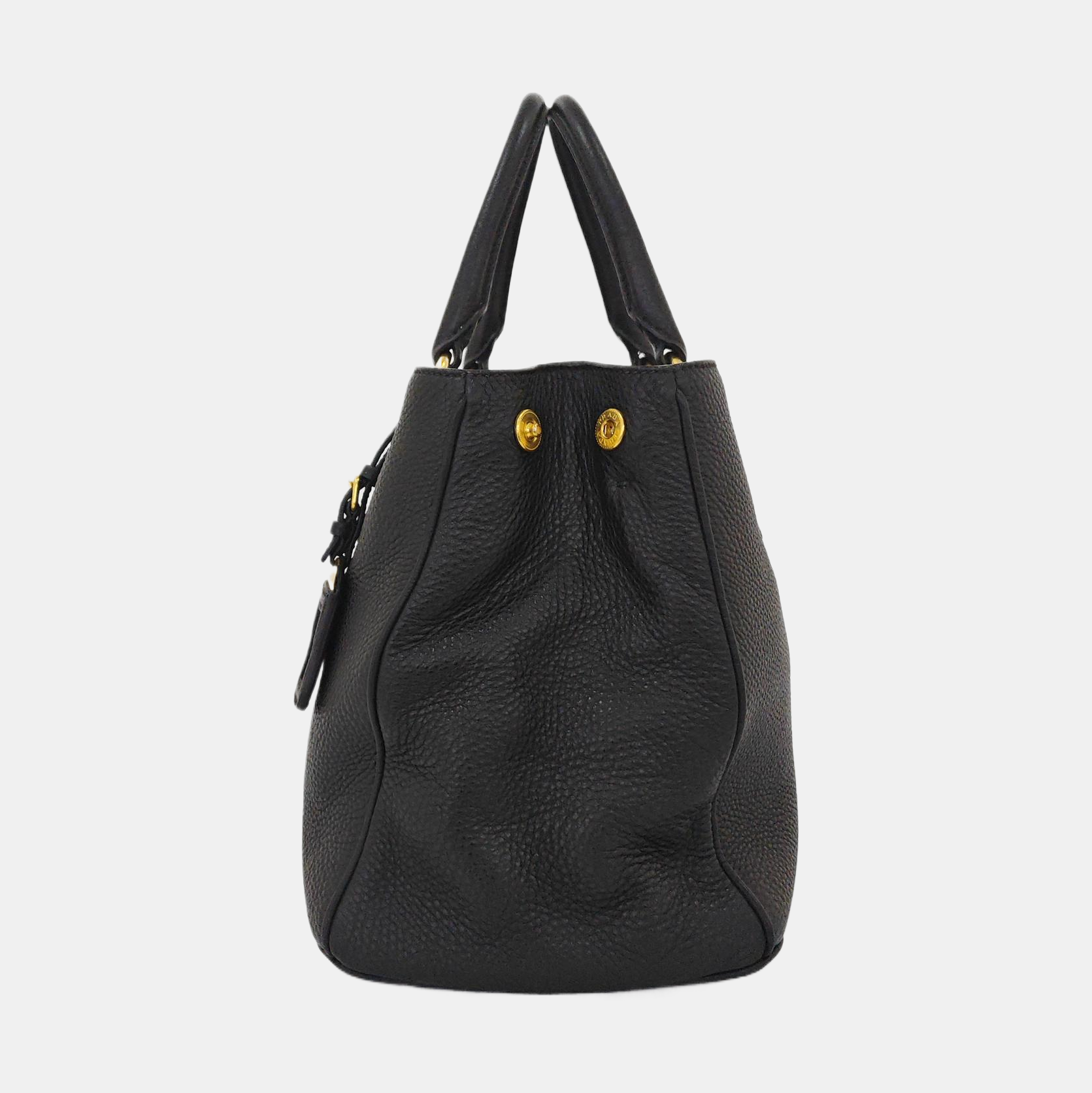 Calfskin Shoulder Bag Black