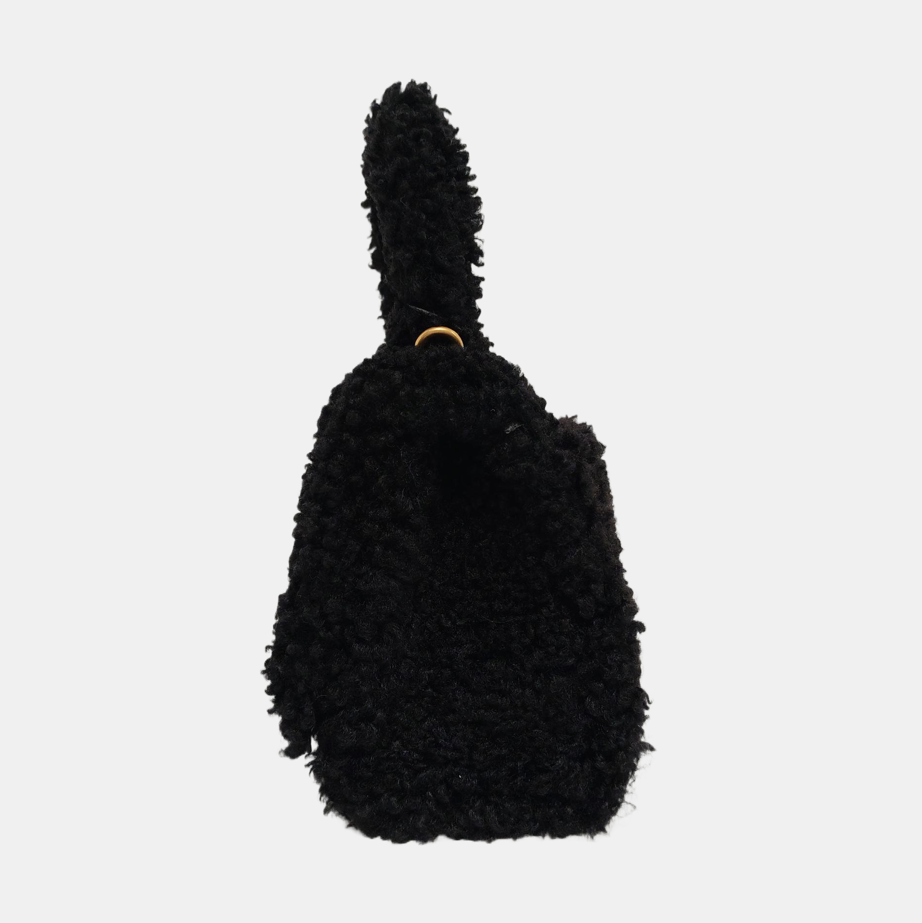 Hourglass Mini Sheepskin Black