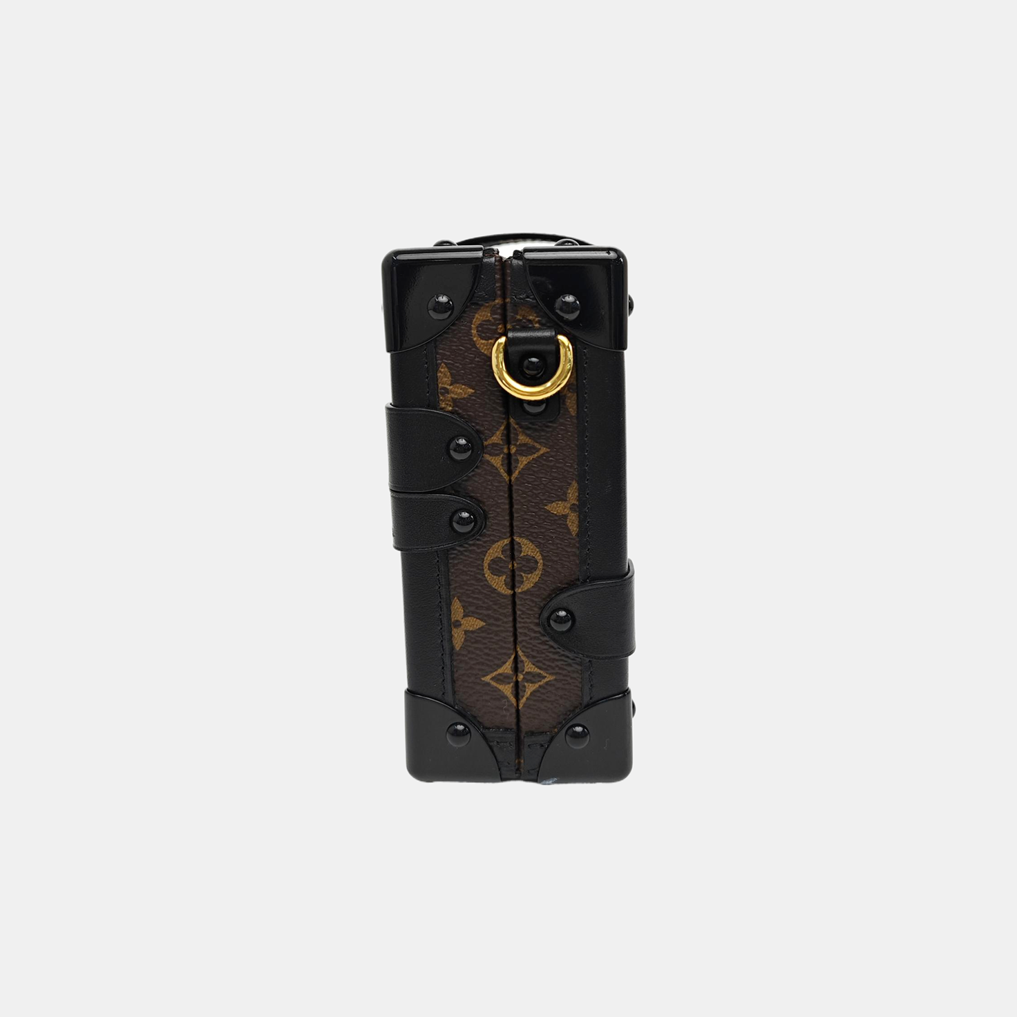 PETITE MALLE Monogram Coated Canvas Brown