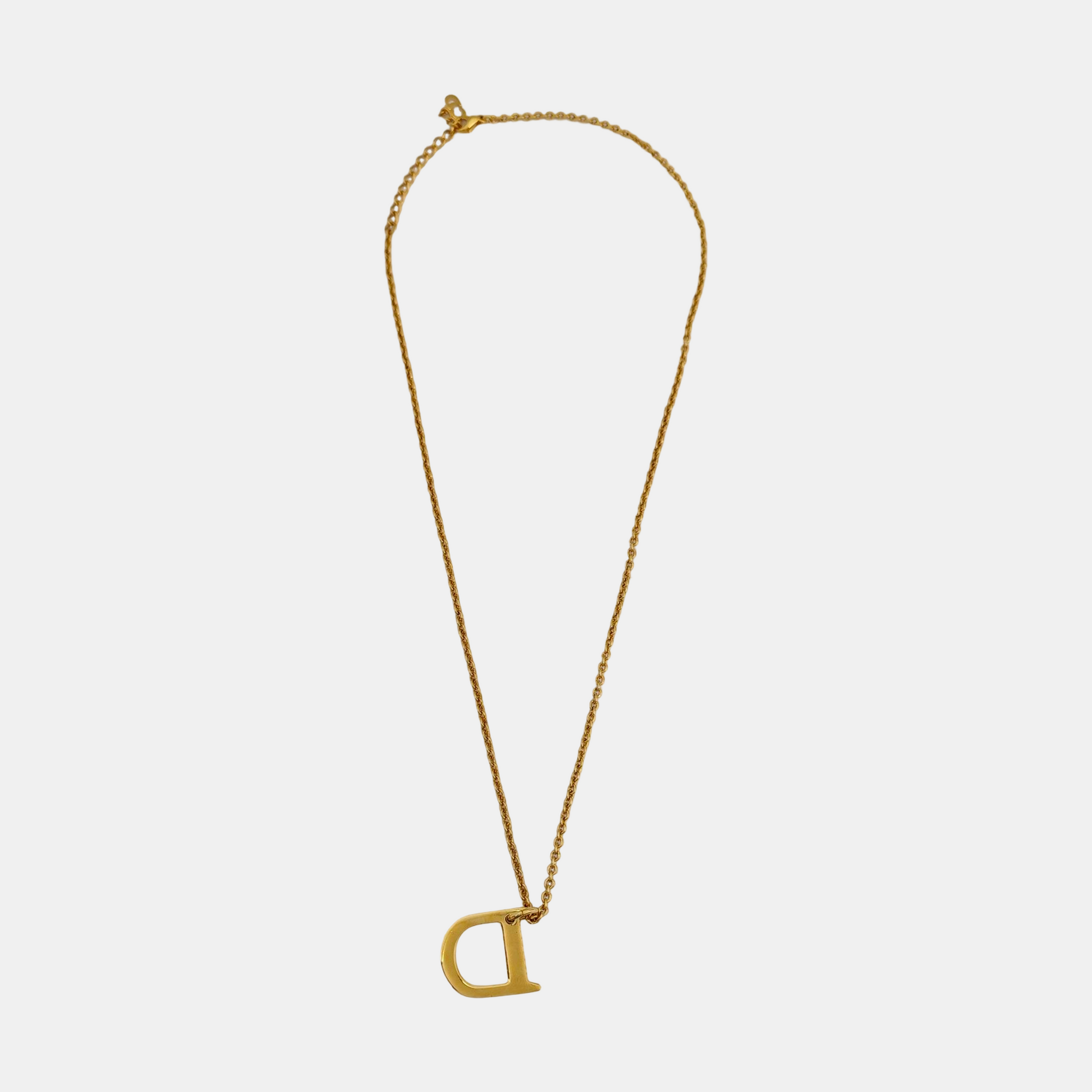 CD Swing Metal Gold Necklace