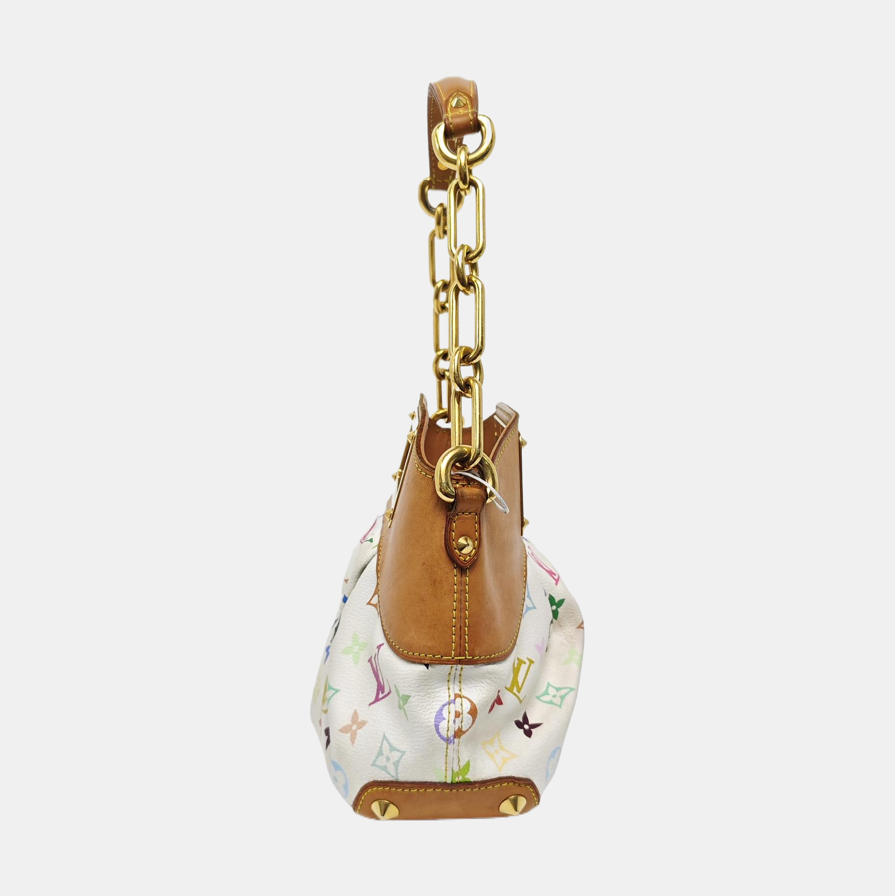 JUDY PM Monogram Coated Canvas White