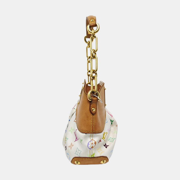 JUDY PM Monogram Coated Canvas White