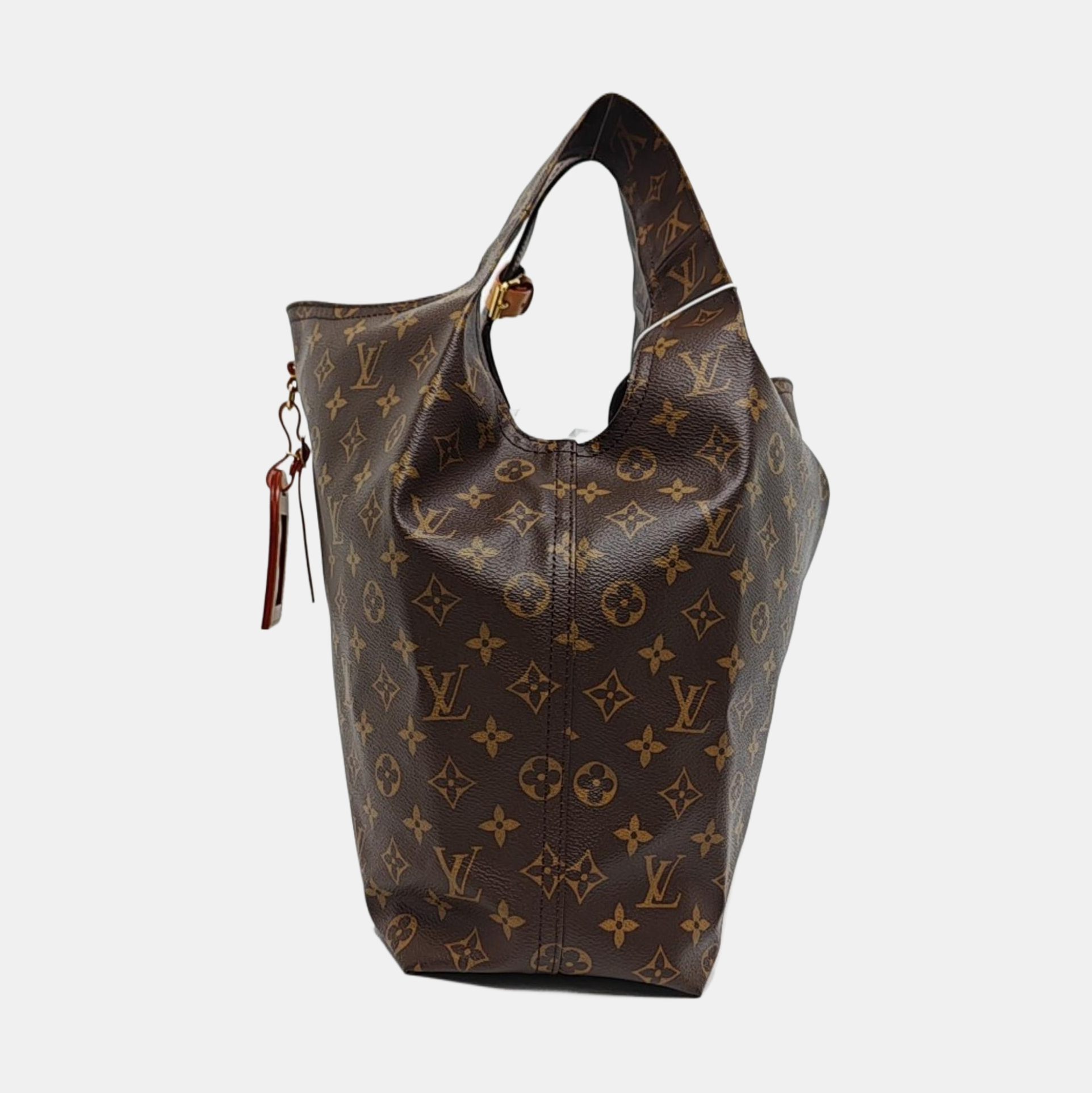 ATLANTIS Monogram Coated Canvas Brown