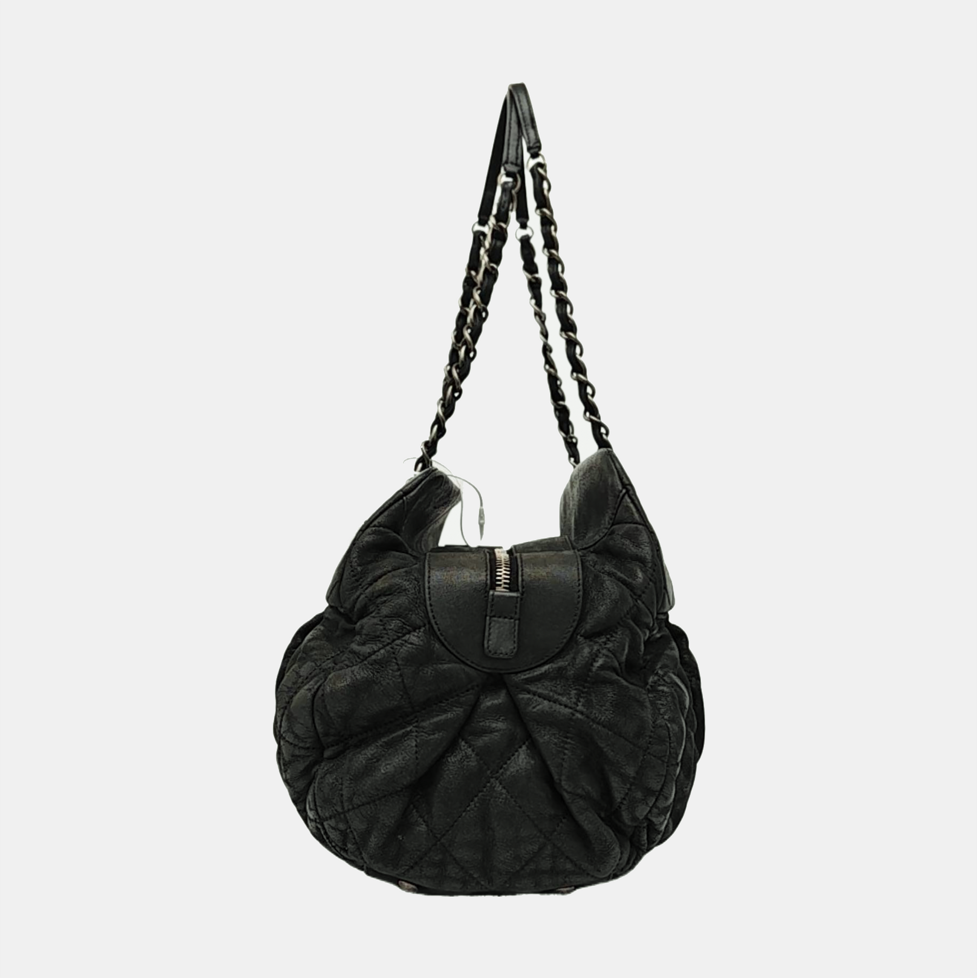IRIDESCENT Quilted Calfskin Green
